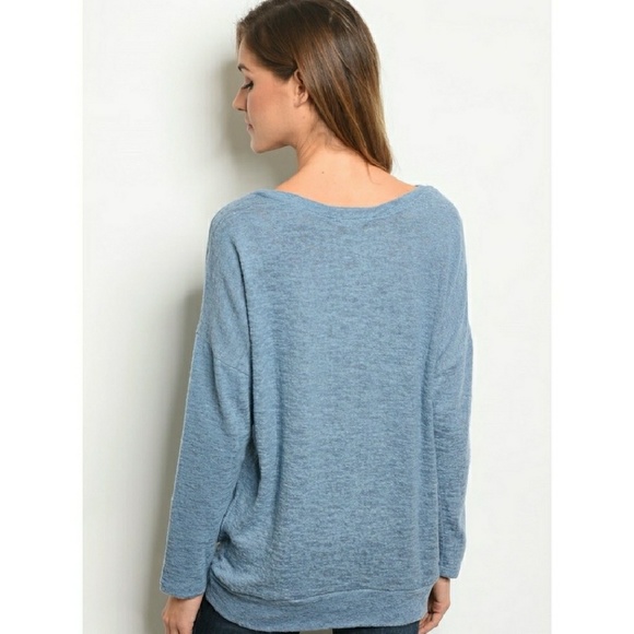 HP 3/16 Blue Long Sleeve Pullover - Picture 2 of 4